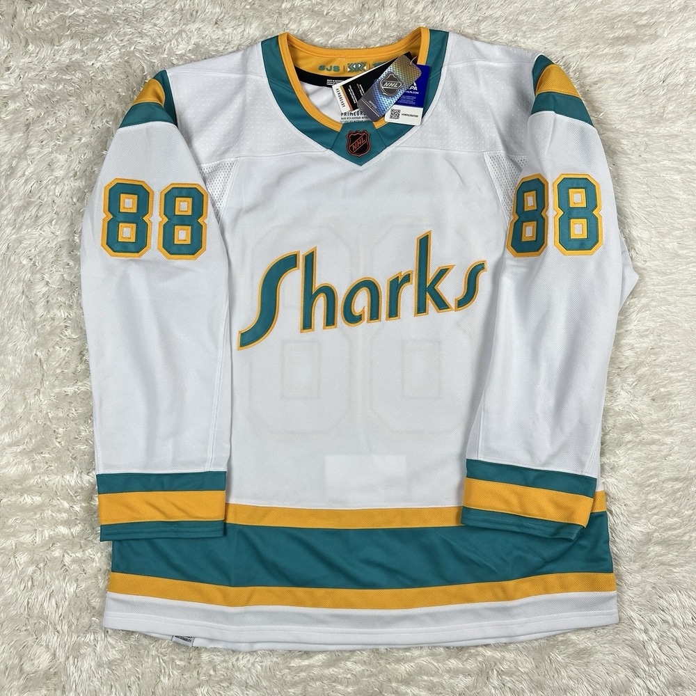 Adidas NHL San Jose Sharks "Brent Burns" Reverse Retro Jersey (H52337) Size 56
